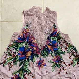 Free people flower lace dress